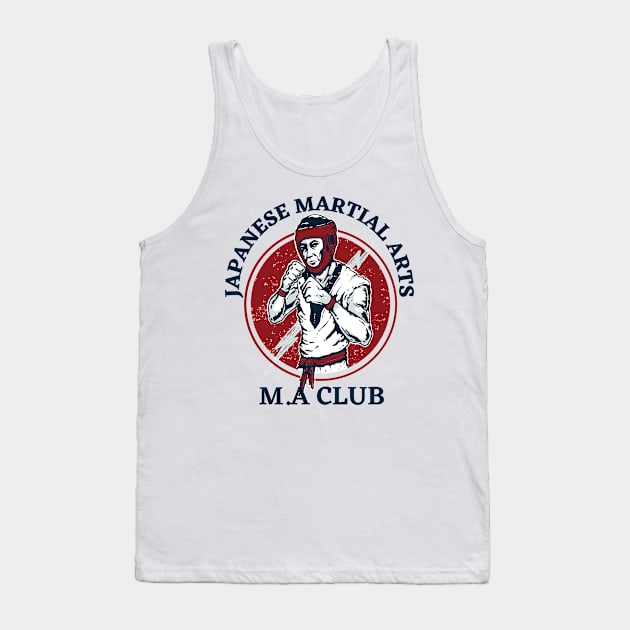 Martial Arts Club T-Shirt Tank Top by Melchi